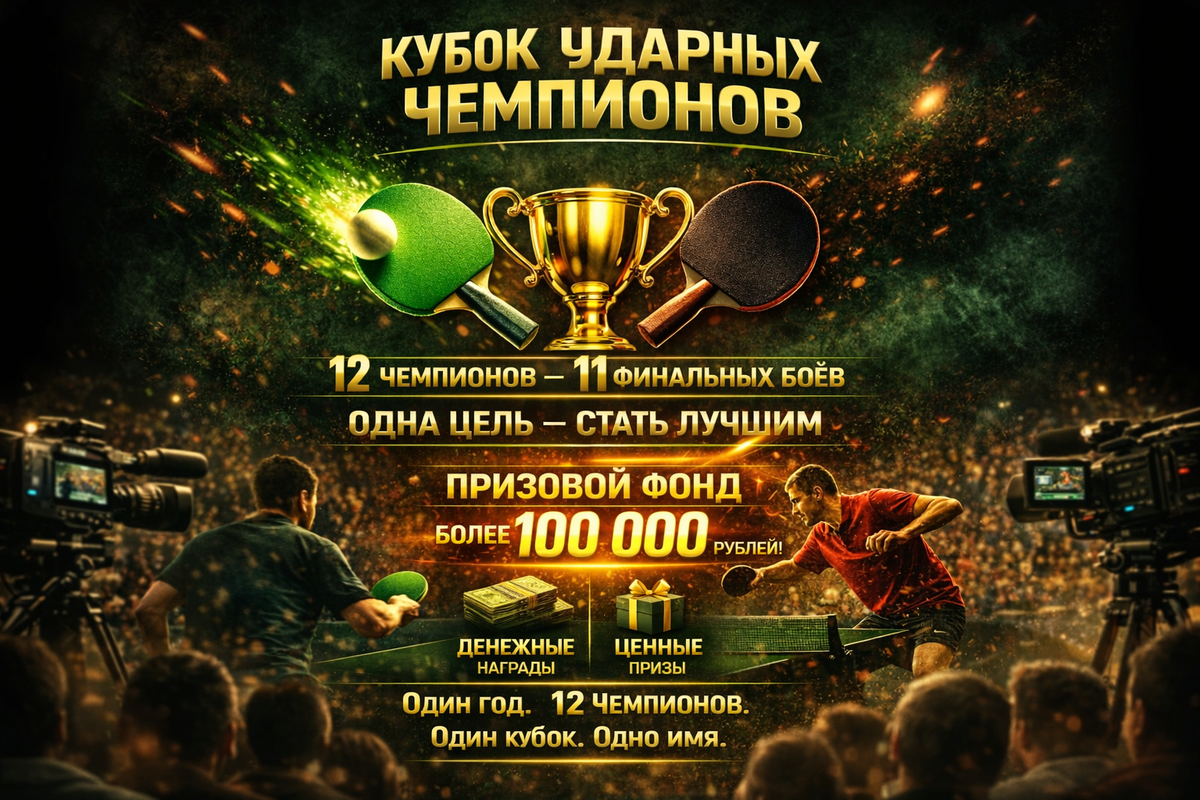Кубок УДАРных Чемпионов с призовым фондом более 100000 рублей!