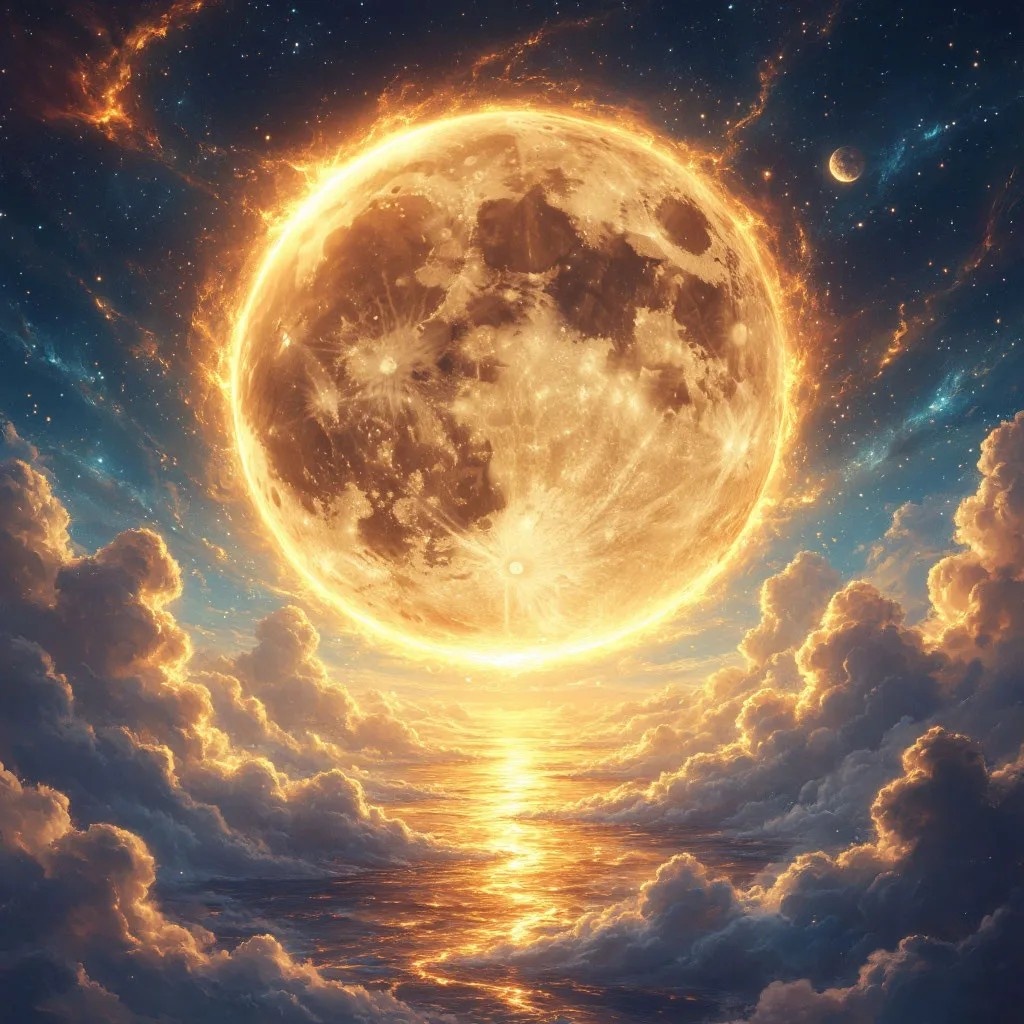 Луна. Иллюстрация сгенерирована нейросетью