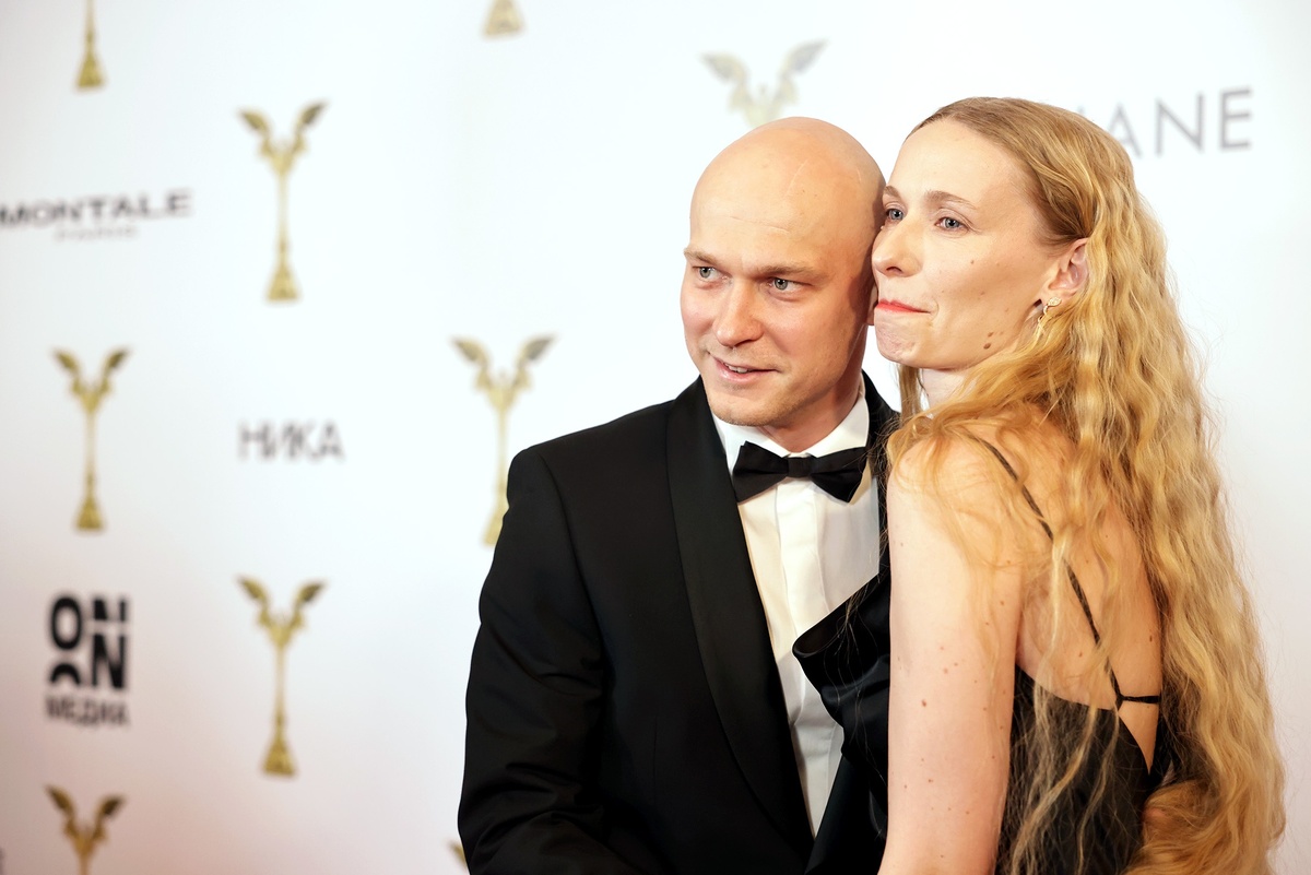 Юрий Борисов и его жена Анна Шевчук