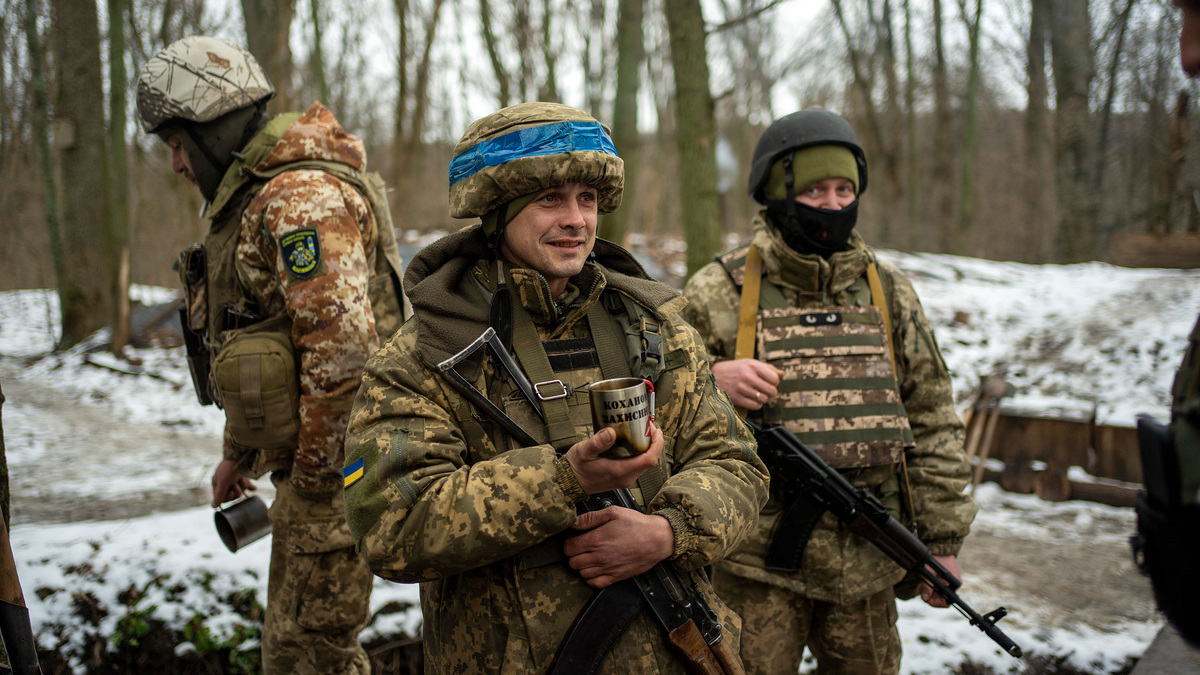    Украина ВСУ военный зима АР