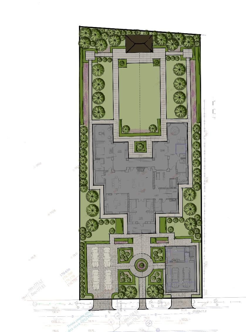 3D-визуализация планирования узкого участка