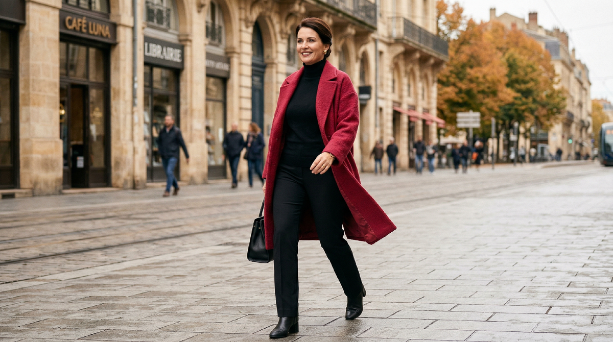 Один яркий цвет меняет всё - именно так выглядит образ, когда перестаёшь одеваться «по возрасту»