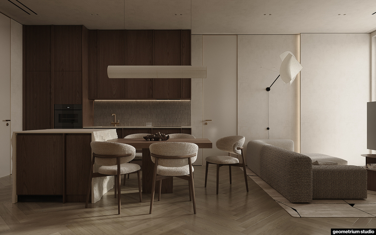 Дизайн-проект в ЖК Остров