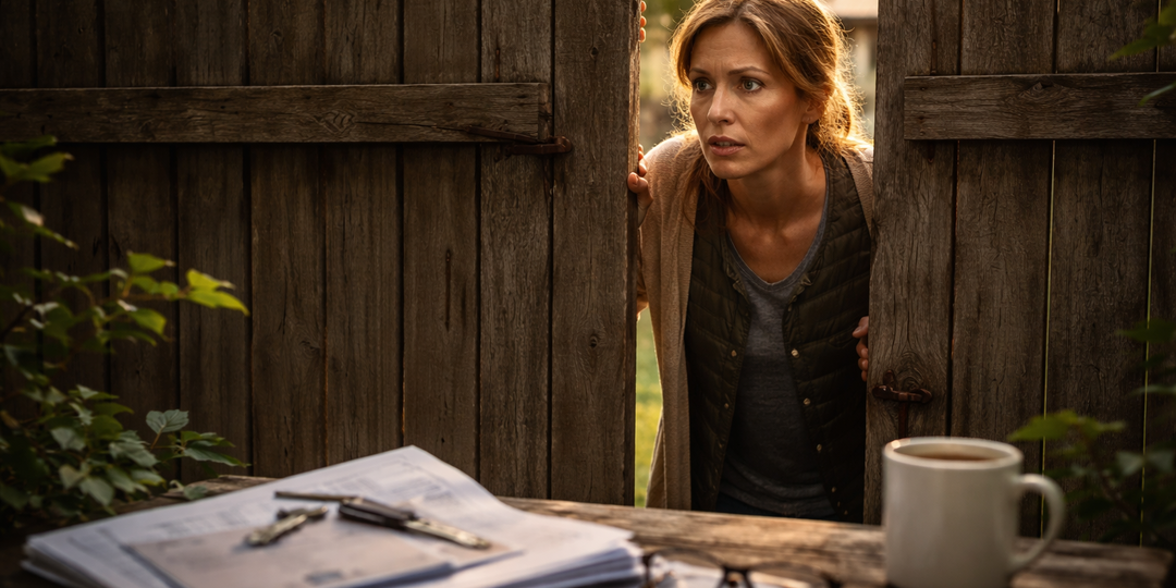 Сосед через забор