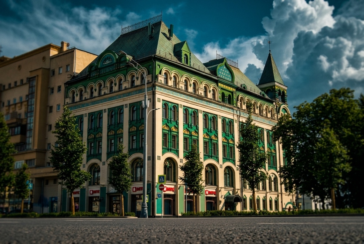 «Город — это не просто нагромождение зданий, это диалог эпох, застывший в камне и стекле», — писал когда-то классик, и это фото наглядно иллюстрирует его слова.