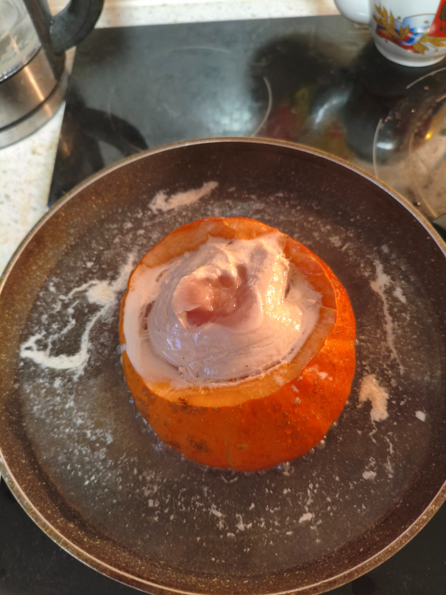 Курица в тыкве