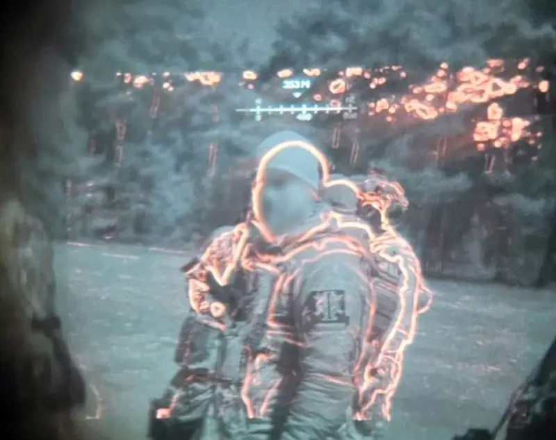 Пример изображения через ПНВ нового поколения