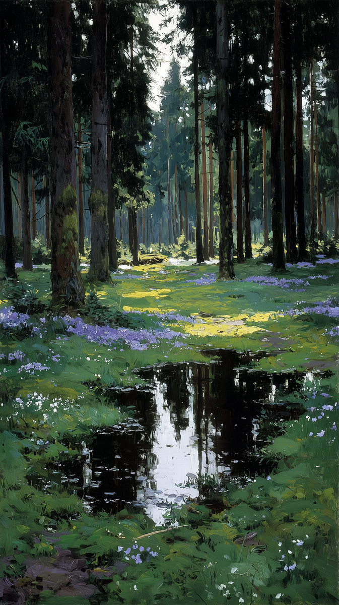 Картина: Лесная низина
