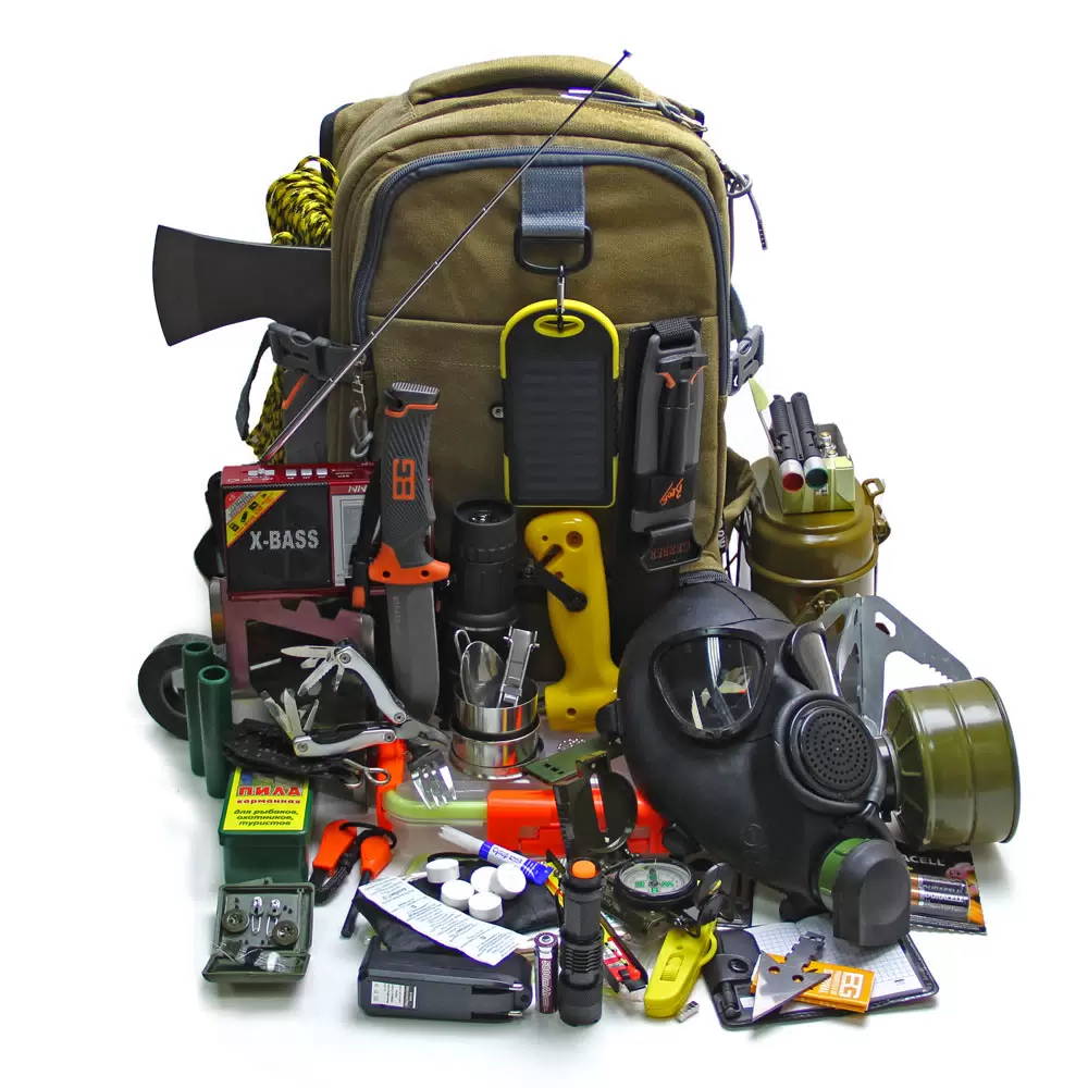 Пример оборудованной тревожной сумки 