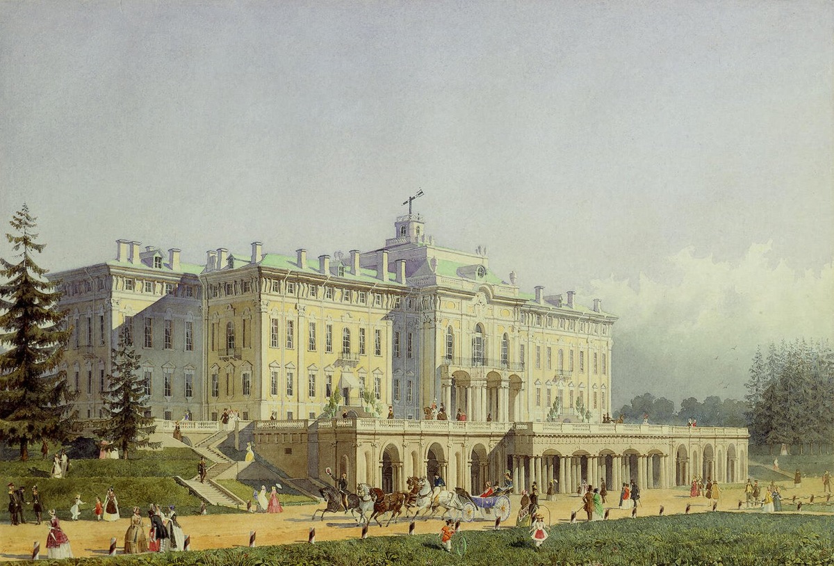 Константиновский дворец в 1847 году – Алексей Максимович Горностаев on Wikipedia