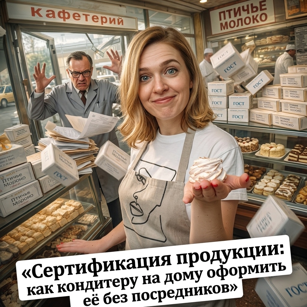    Как кондитеру на дому самостоятельно получить сертификаты на продукцию admin
