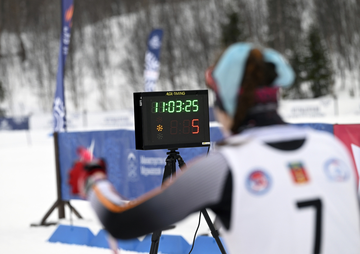    Лыжная гонка таймер старт правительство Мурманской области