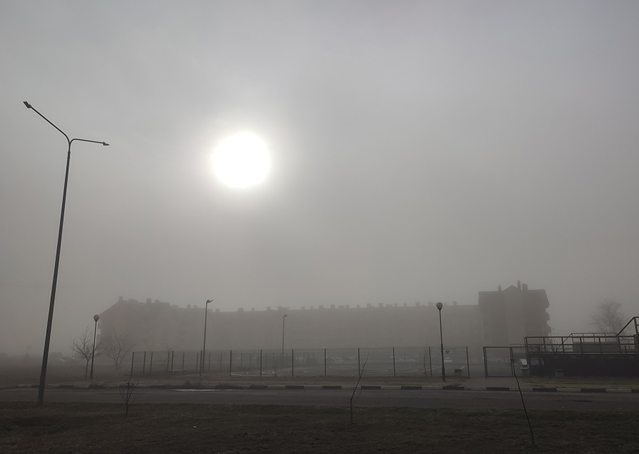 Туман утром