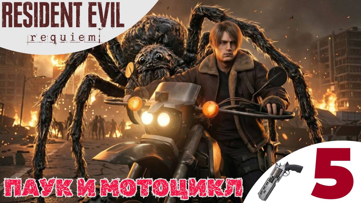 🐙 ПАУК И МОТОЦИКЛ - Прохождение Resident Evil 9 Requiem ❺ Детали детонатора, Резидент Ивел 9 Реквием
