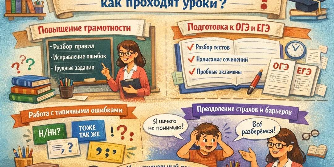 Репетитор по русскому языку: как проходят уроки