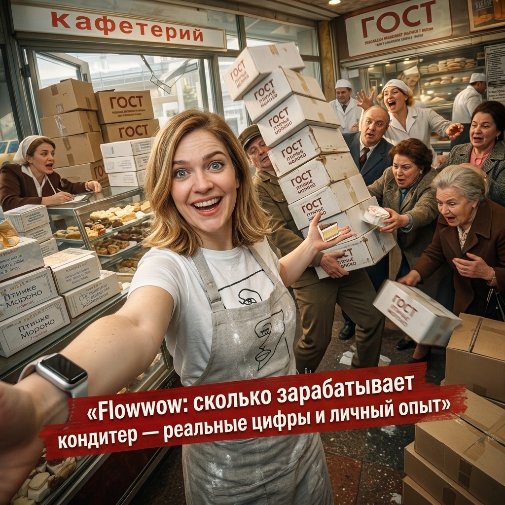    Реальные цифры заработка кондитера при работе через Flowwow admin
