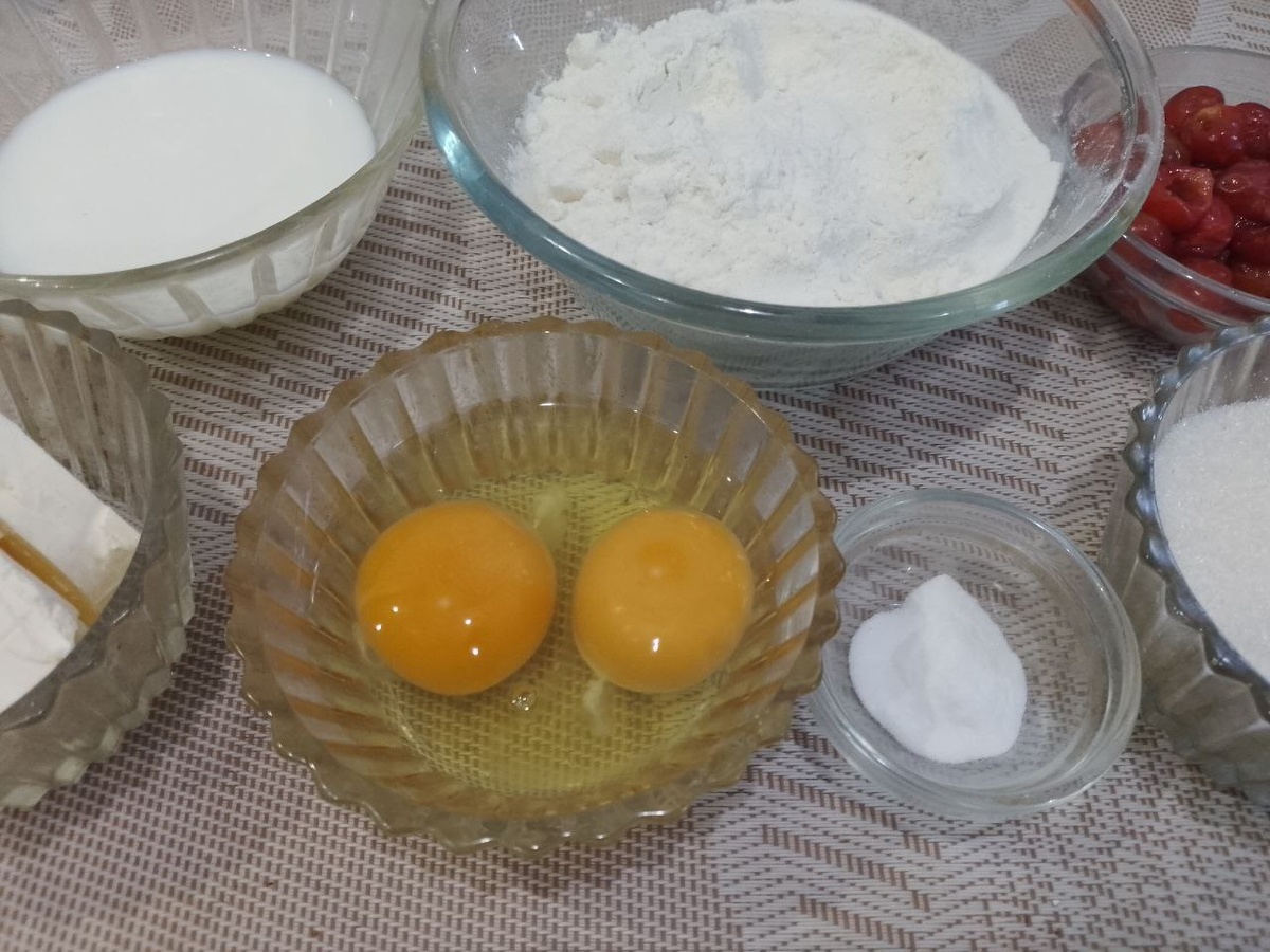 Ингредиенты для приготовления печенья