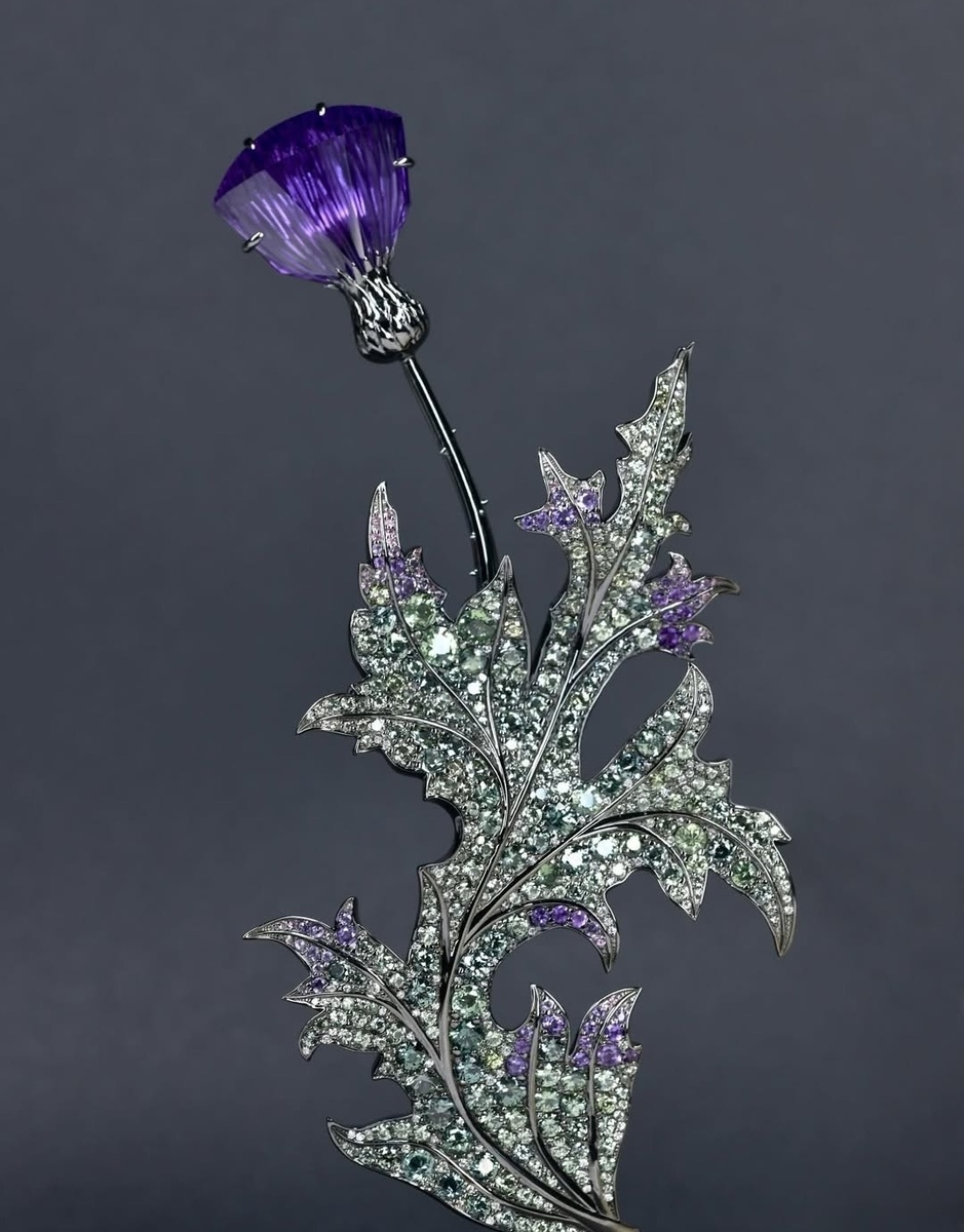 Украшения с аметистом.