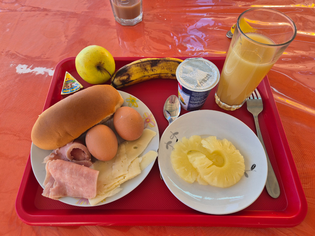 завтрак в гостевом доме Vista