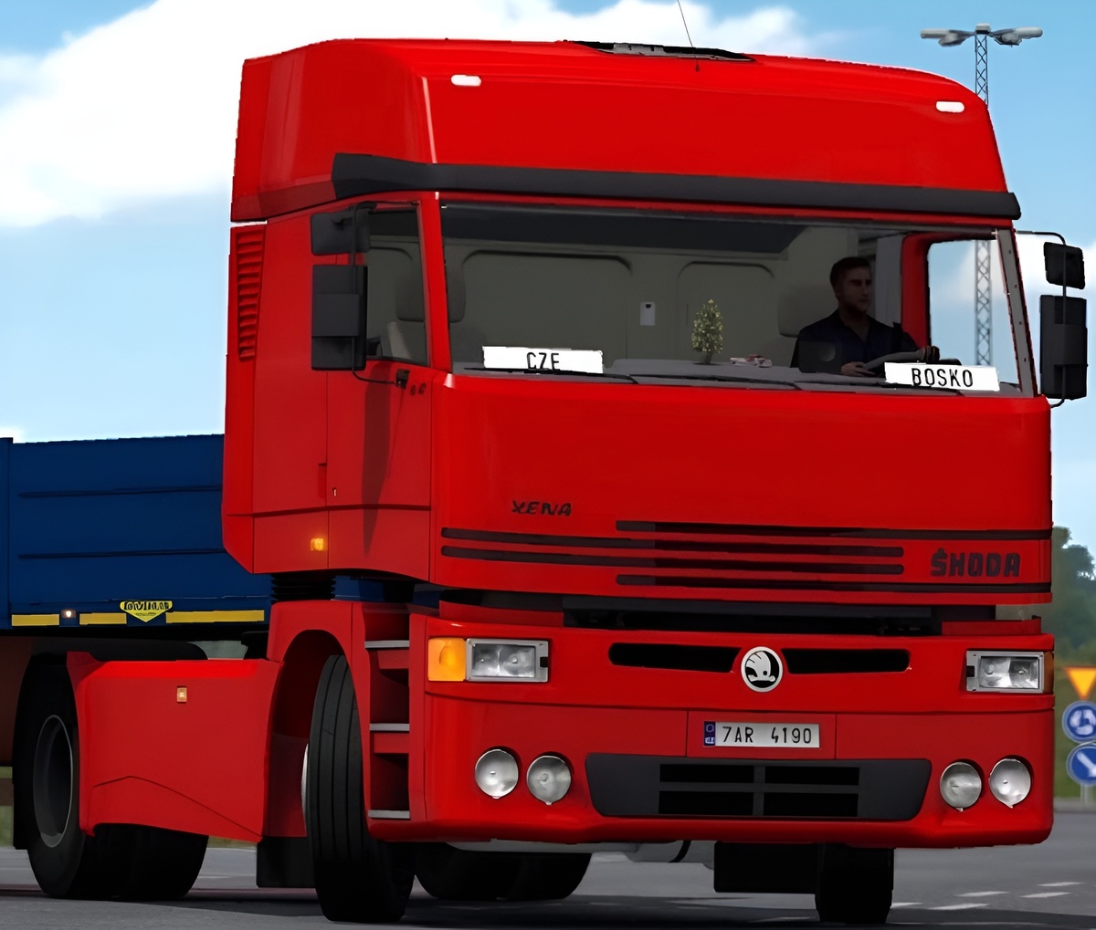 Внешний вид седельного тягача ŠKODA XENA 19.47 TBV.