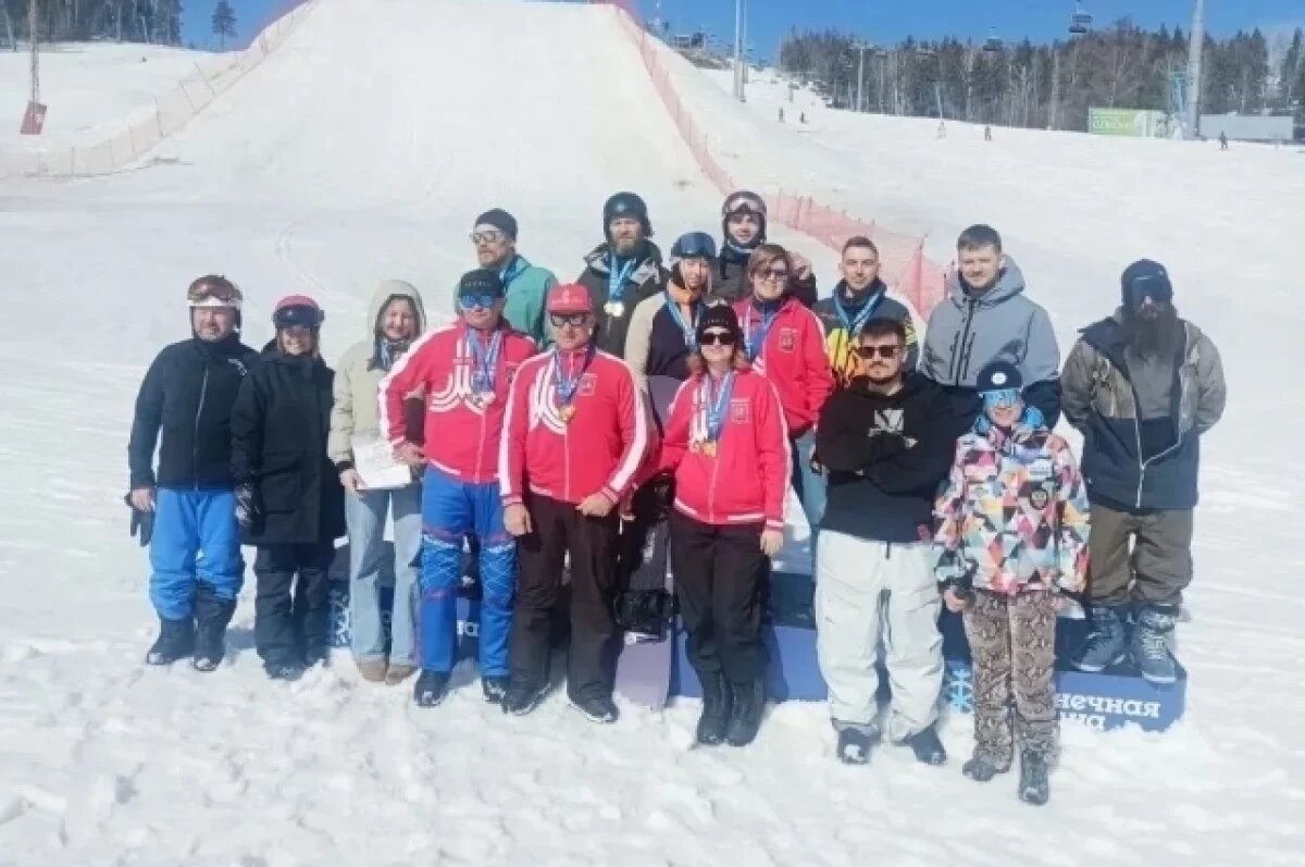    Сахалинские парасноубордисты завоевали 6 медалей на Кубке России