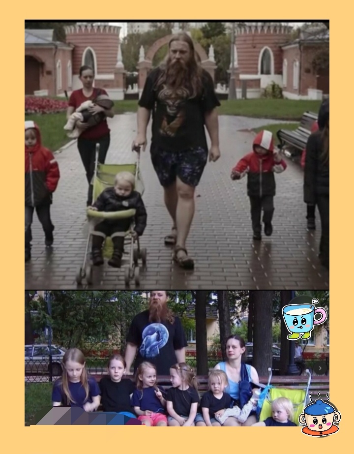 Семья Тепляковых , коллаж автора