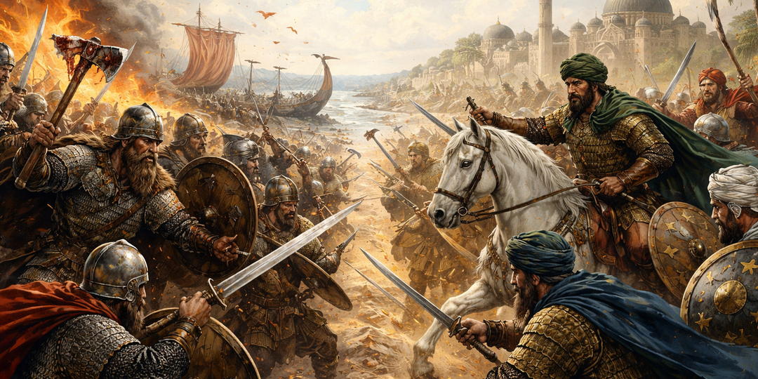 Несколько раз, когда мусульмане встретились с викингами