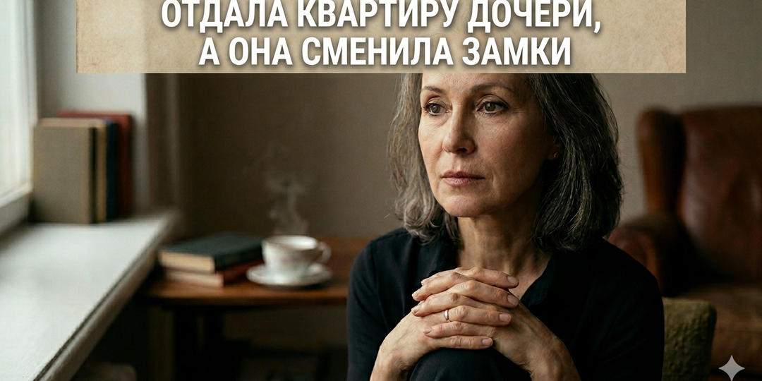 # Я отдала дочери квартиру — она сменила замки и сказала что я ей мешаю жить. Прошло три года и судьба всё расставила по местам