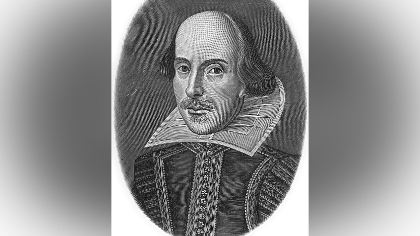 Единственное известное достоверное изображение Шекспира — гравюра из посмертного «Первого фолио», 1623 год