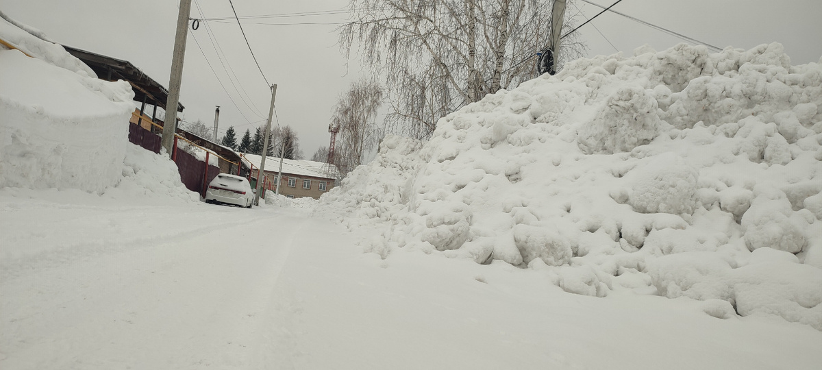 И вот сколько времени всё это будет таять!? 