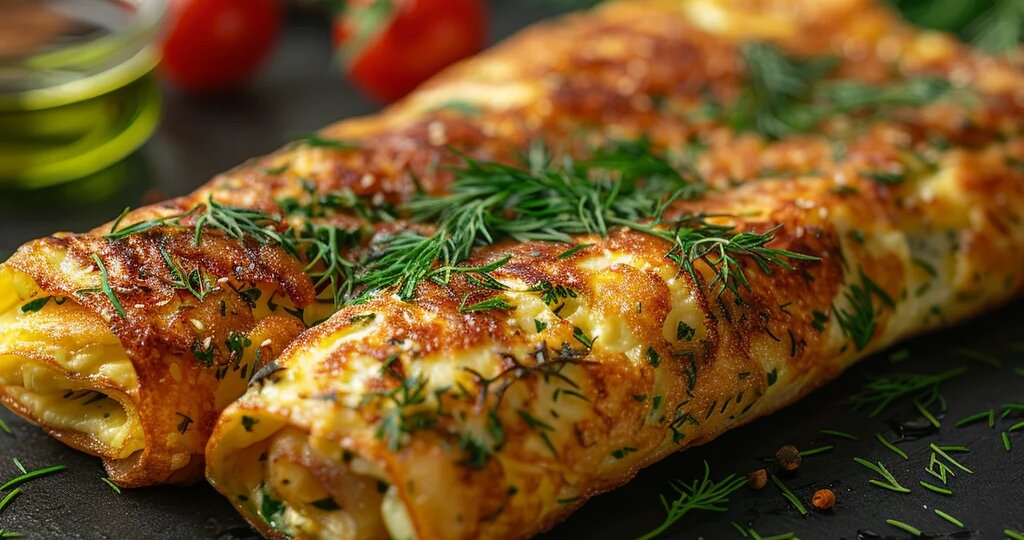 Быстрый яичный рулет с сырной начинкой: идеальная закуска за 10 минут