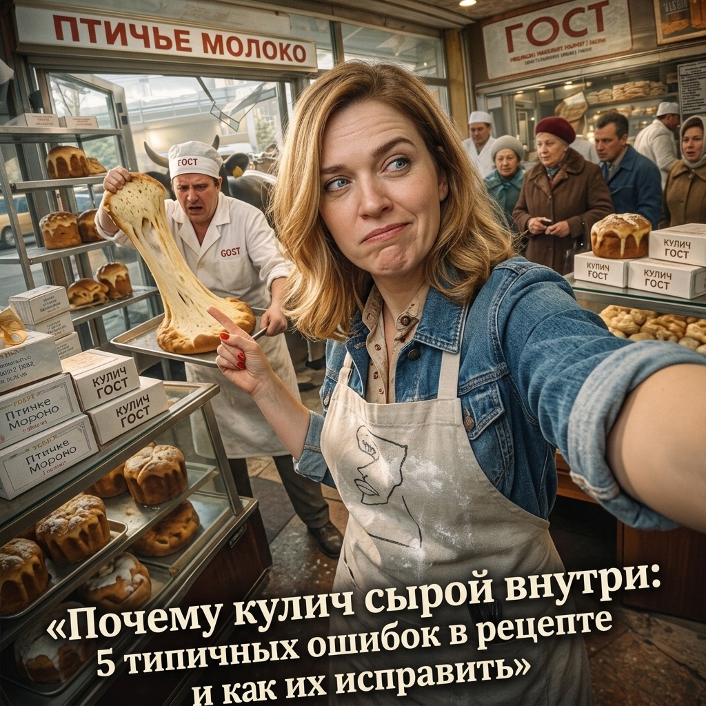    Почему кулич не пропекается: основные ошибки в рецепте. admin