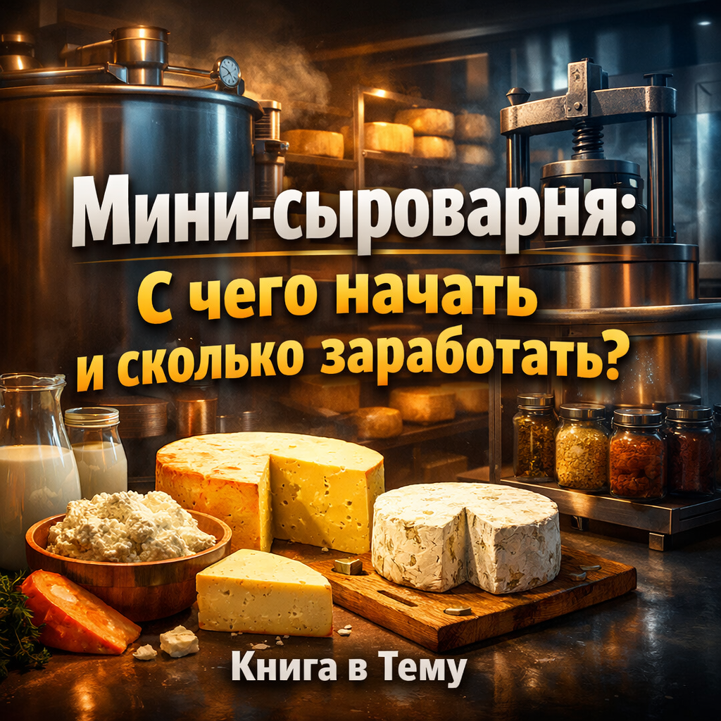 Мини-сыроварня как бизнес: с чего начать и сколько можно заработать на домашнем сыре
