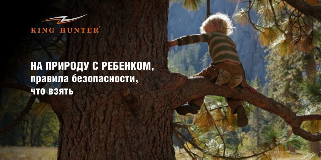 На природу с ребенком, правила безопасности, что взять?