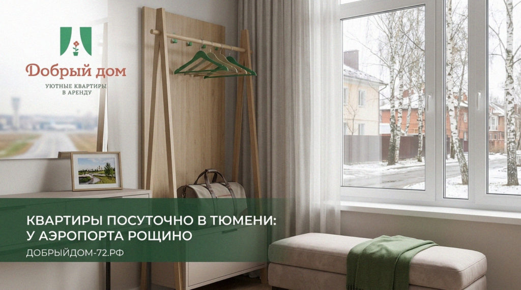    Уютные квартиры посуточно в Тюмени, недалеко от аэропорта Рощино. site-admin