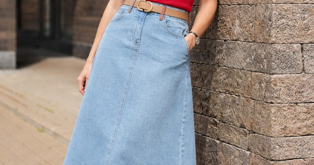 Тренд 2026: какие 7 джинсовых юбок в 55+ купить уже сейчас, чтобы потом носить годами