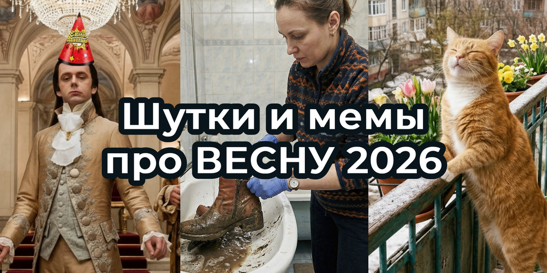 Шутки и МЕМЫ про ВЕСНУ 2026. Подборка про ГРЯЗЬ и ЛУЖИ
