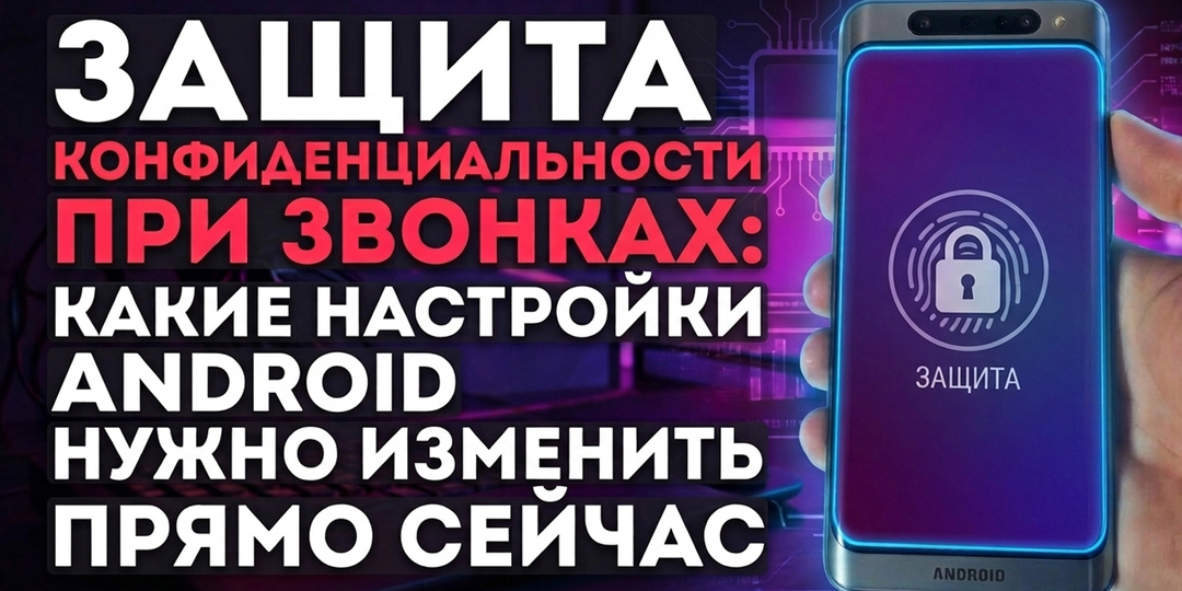 Защита конфиденциальности при звонках: Какие настройки Android нужно изменить прямо сейчас