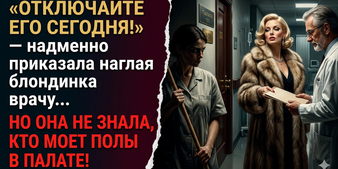 Бывшая заключенная, получив место санитарки, пришла на час раньше… А услышав странный разговор возле палаты безнадежного богача, обомлела