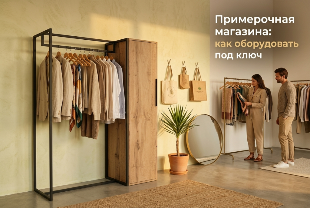    Готовое решение по оснащению примерочных зон для магазинов и шоурумов. GROSTAT