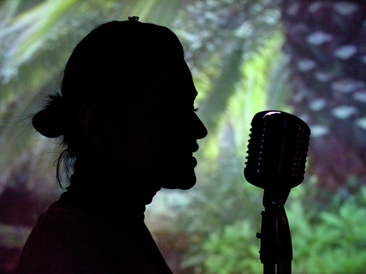    Посетительница караоке-клуба | © РИА Новости / Илья Питалев