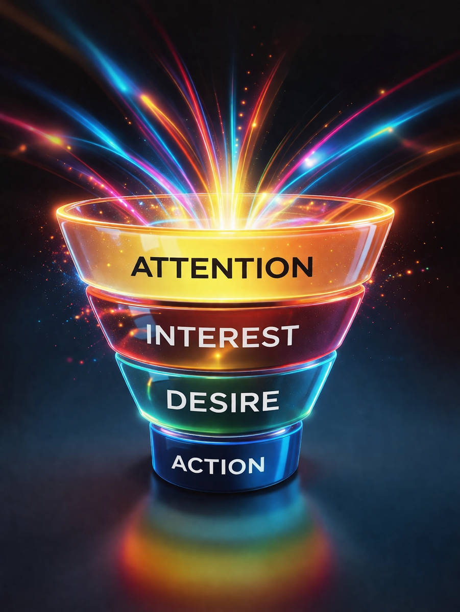 Модель потребительского поведения AIDA в маркетинге