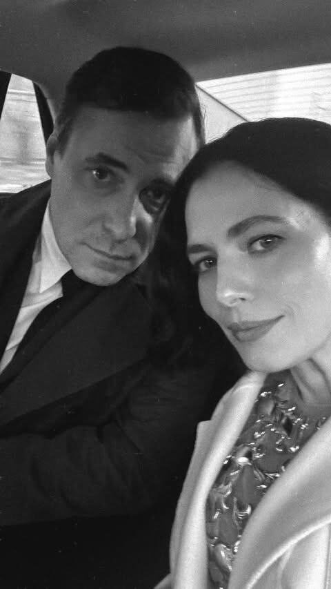    Евгений Цыганов и Юлия Снигирь перед премиейСоцсети Юлии Снигирь