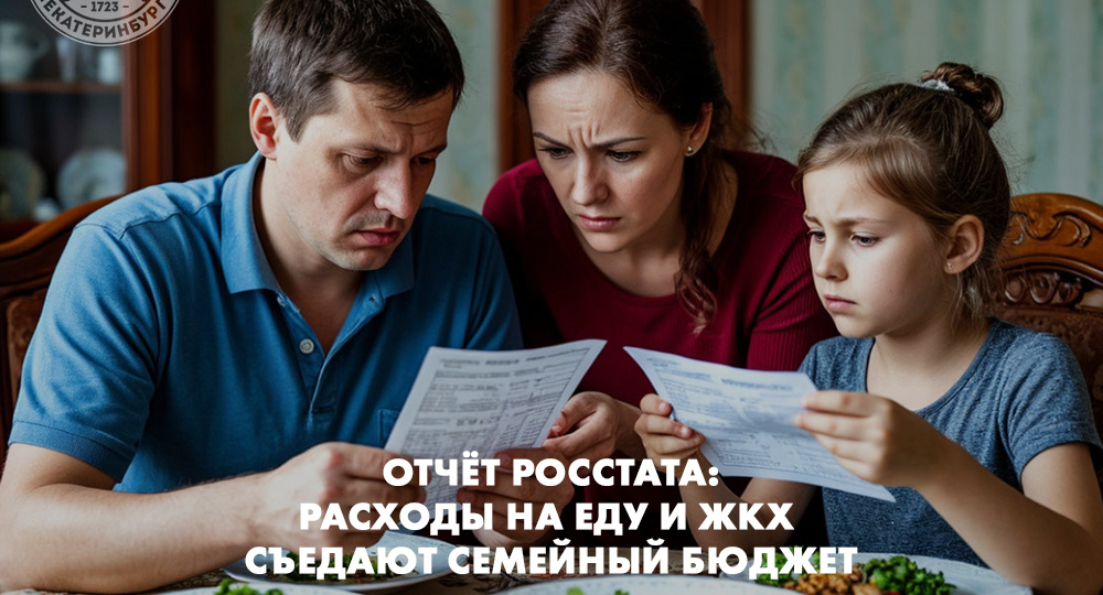Отчёт Росстата: расходы на еду и ЖКХ съедают семейный бюджет