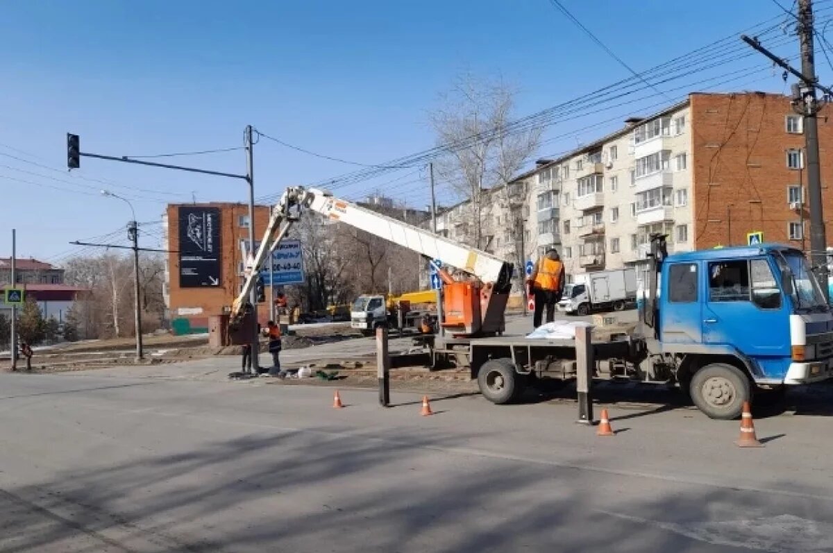    В Хабаровске на перекрестке Тихоокеанской и Сибирской появился светофор