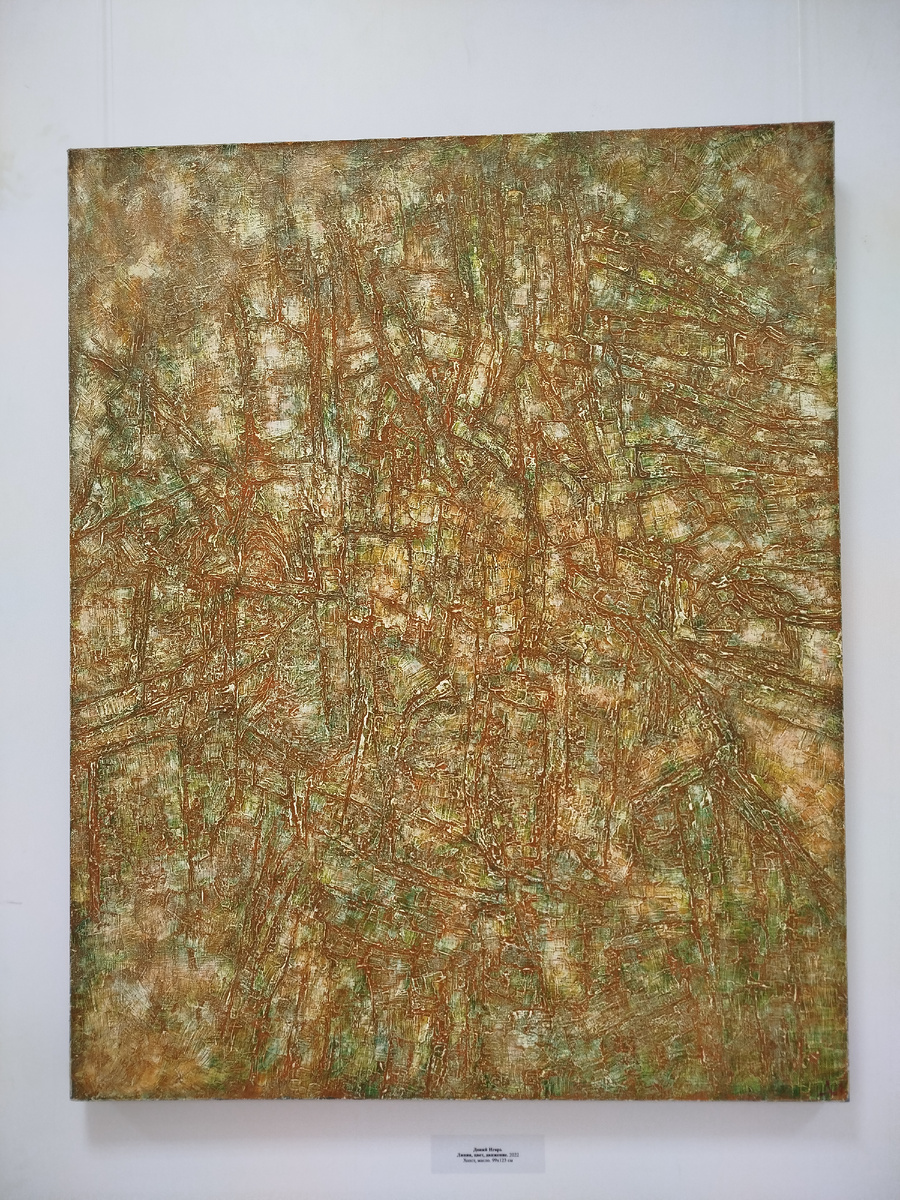 Игорь Доний. Линия, цвет, движение. Фото автора 