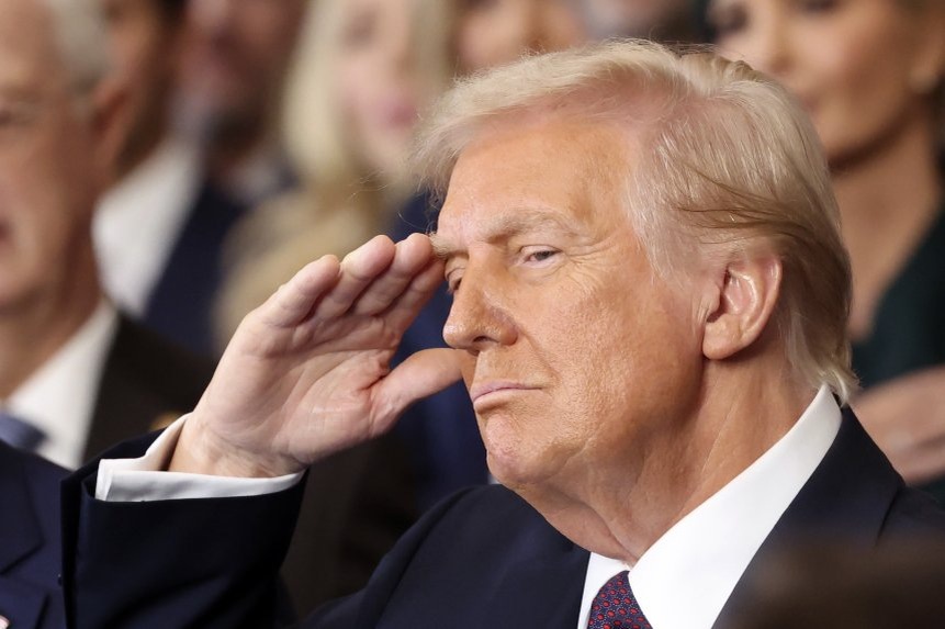 Президент США Дональд Трамп после церемонии инаугурации AP/TASS