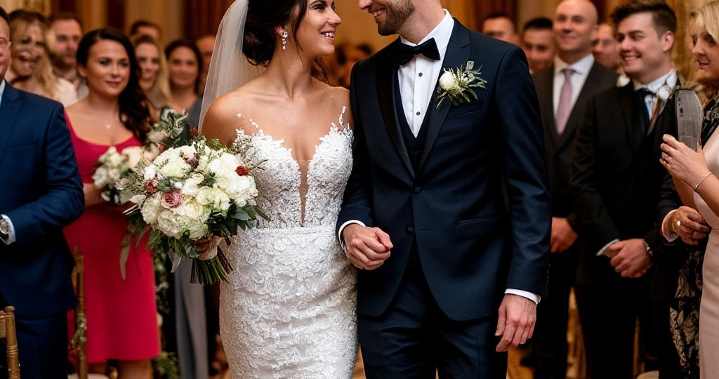 Муж привел свою любовницу на свадьбу.К другу и представил всем как будущую жену.Но когда он увидил, с кем под руку вашла в зал жена.