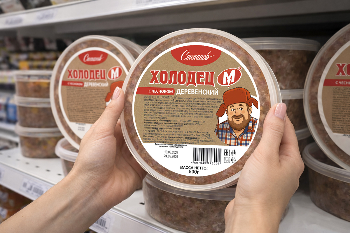 Холодец "Деревенский" с чесноком