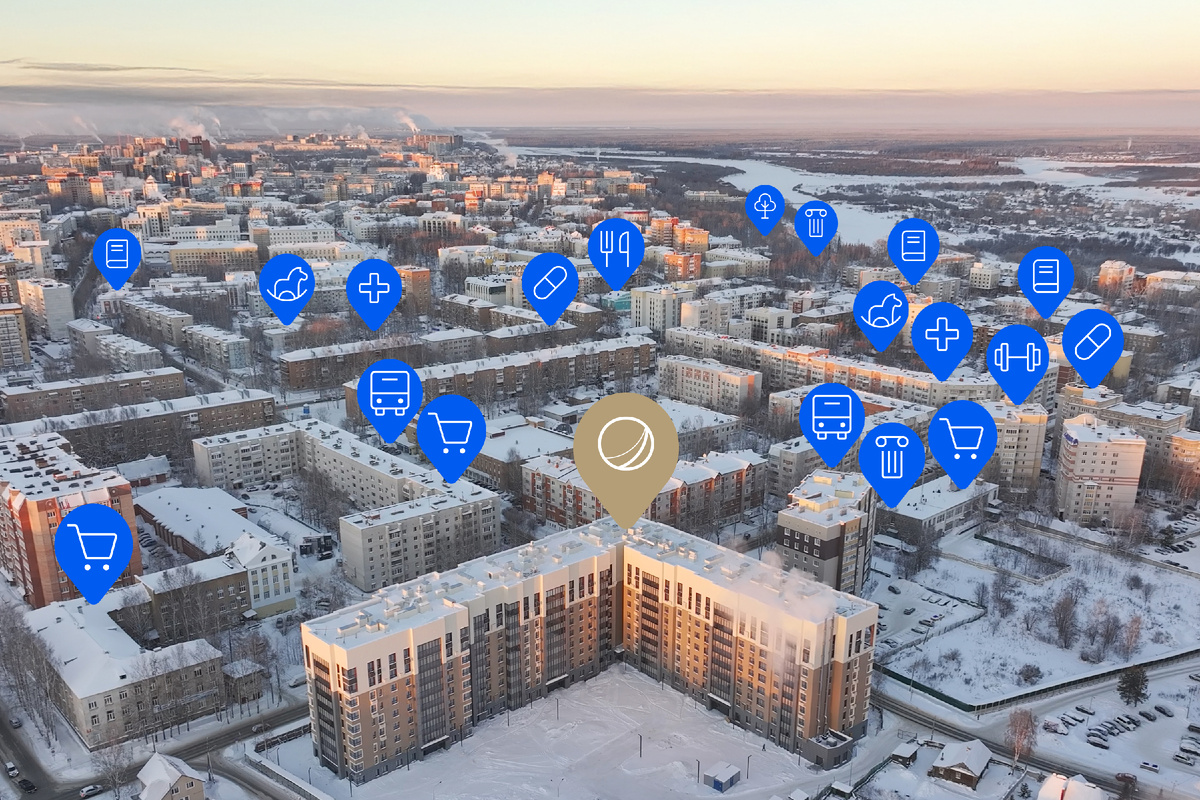 Инфраструктура ЖК «Оникс» в центре Сыктывкара